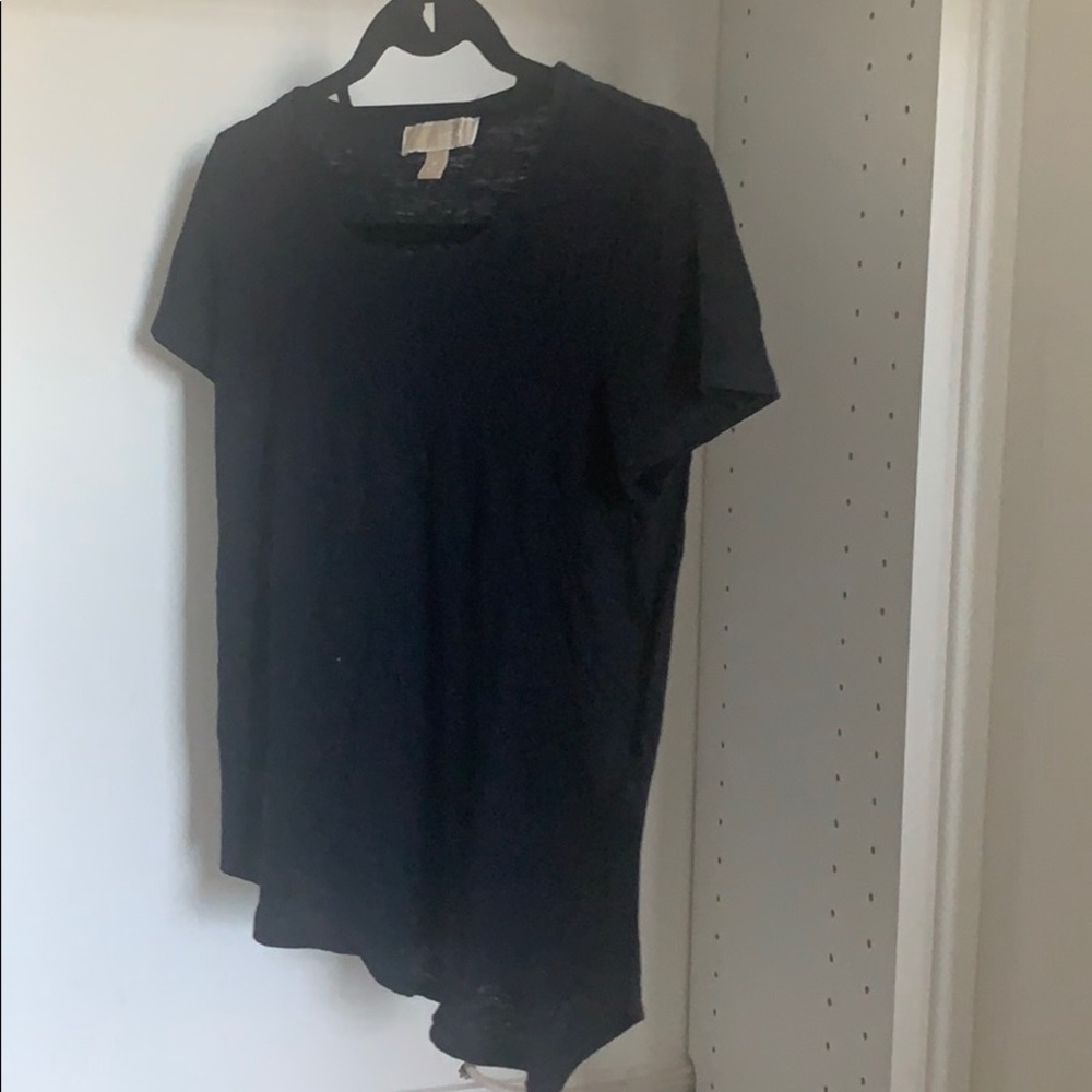 MICHAEL KORS LINEN TEE (navy)